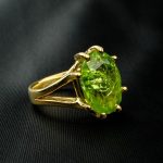 Special Quality Zebercet Natural Stone Silver Gold Women's Ring (7.15ct) - 5